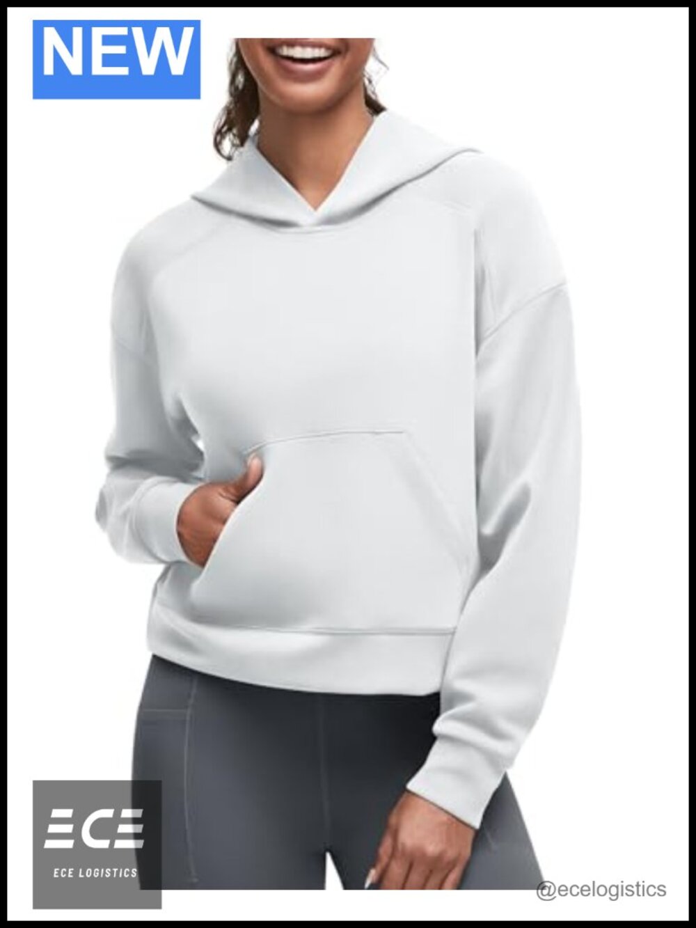 Women's Oversized Hoodie Full Sleeve Pullover Sweatshirt Casual Lounge Workout